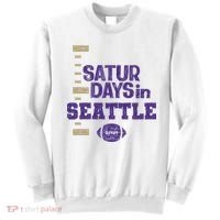 Saturdays In Seattle Football Fan Sweatshirt thumb 0