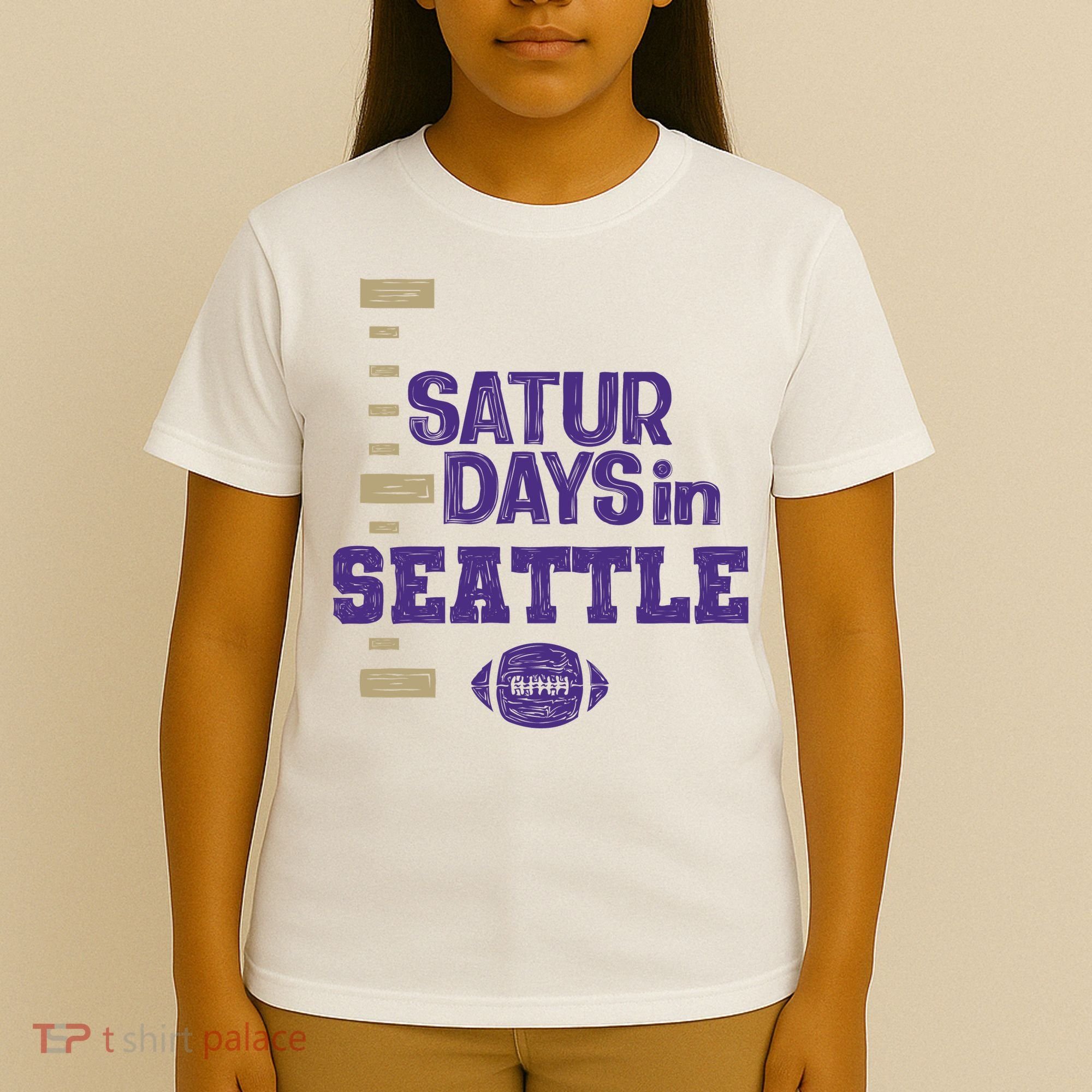Saturdays In Seattle Football Fan T-Shirt
