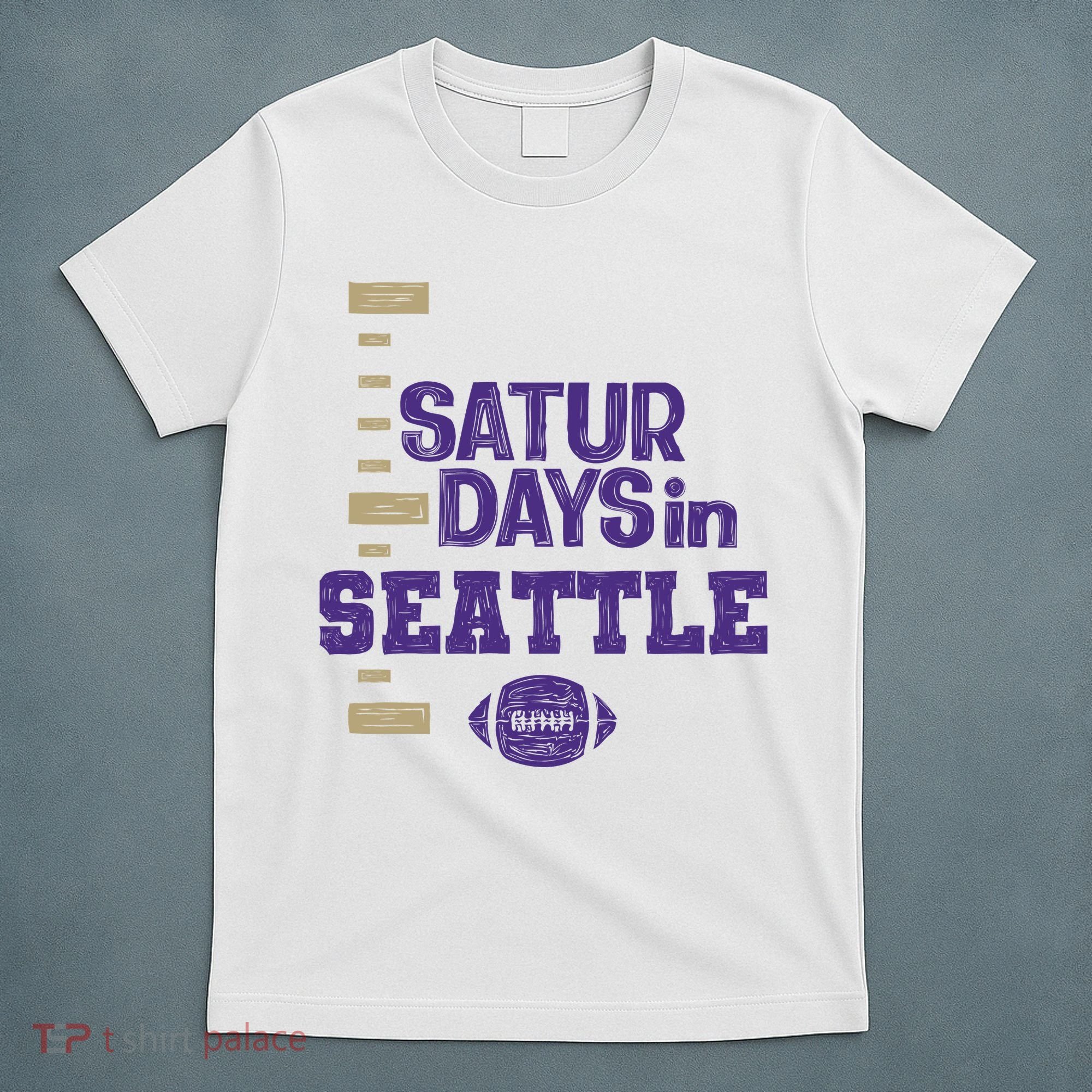 Saturdays In Seattle Football Fan T-Shirt
