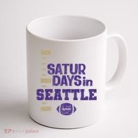 Saturdays In Seattle Football Fan Coffee Mug thumb 1