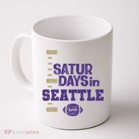 Saturdays In Seattle Football Fan Coffee Mug thumb 0