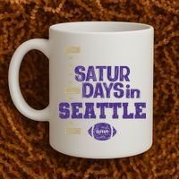 Saturdays In Seattle Football Fan Coffee Mug thumb 2