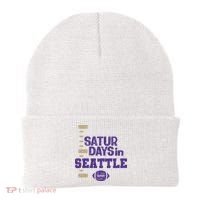 Saturdays In Seattle Football Fan Beanie thumb 0