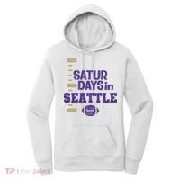 Saturdays In Seattle Football Fan Women's Hoodie thumb 0