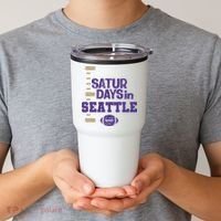 Saturdays In Seattle Football Fan Tumbler thumb 2