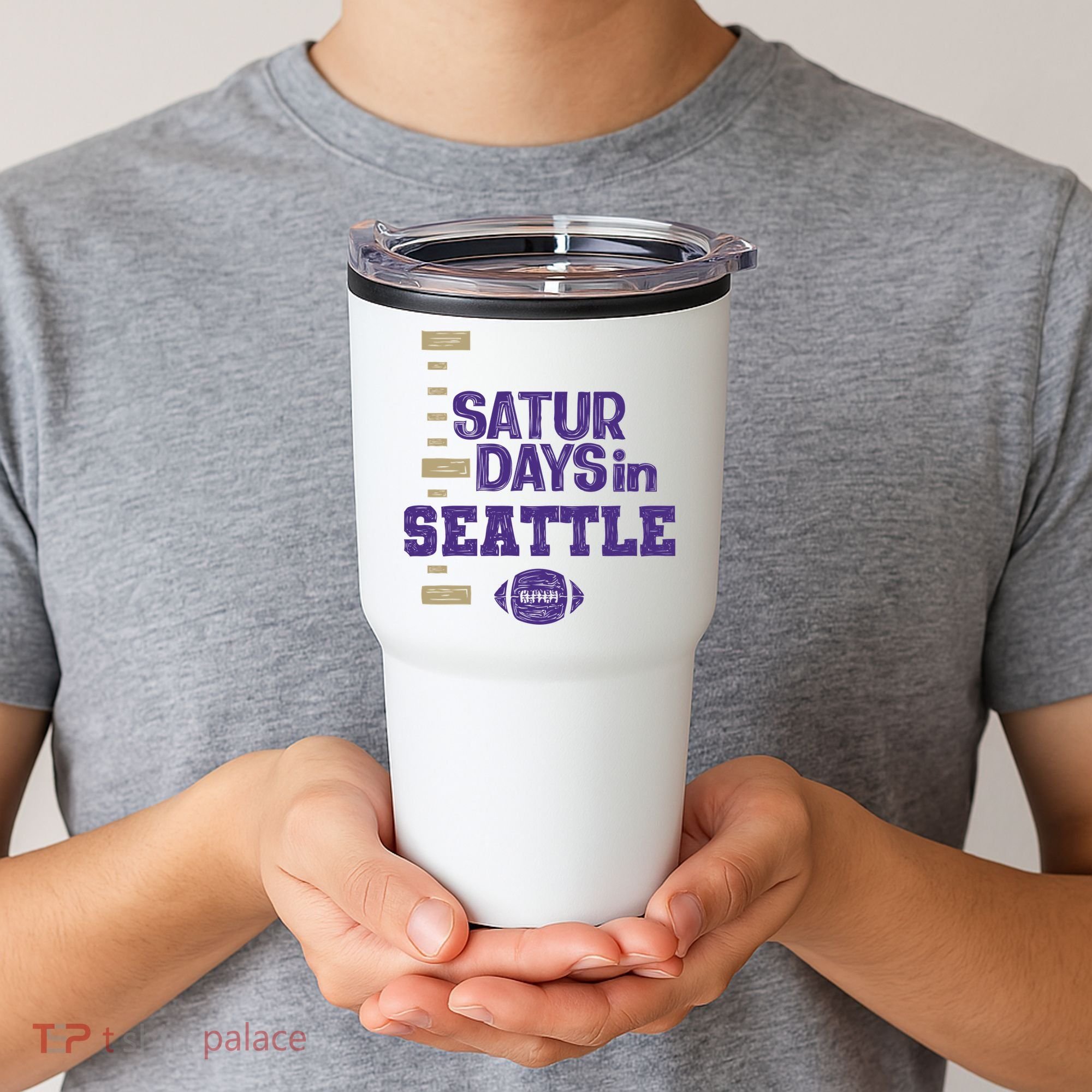 Saturdays In Seattle Football Fan Tumbler