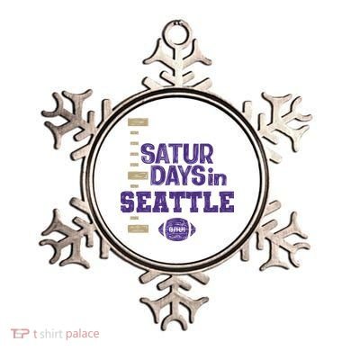 Saturdays In Seattle Football Fan Ornament