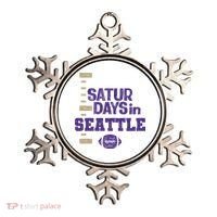 Saturdays In Seattle Football Fan Ornament thumb 0
