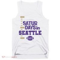 Saturdays In Seattle Football Fan Tank Top thumb 0