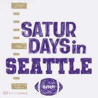 Saturdays In Seattle Football Fan Golf Towel thumb 3