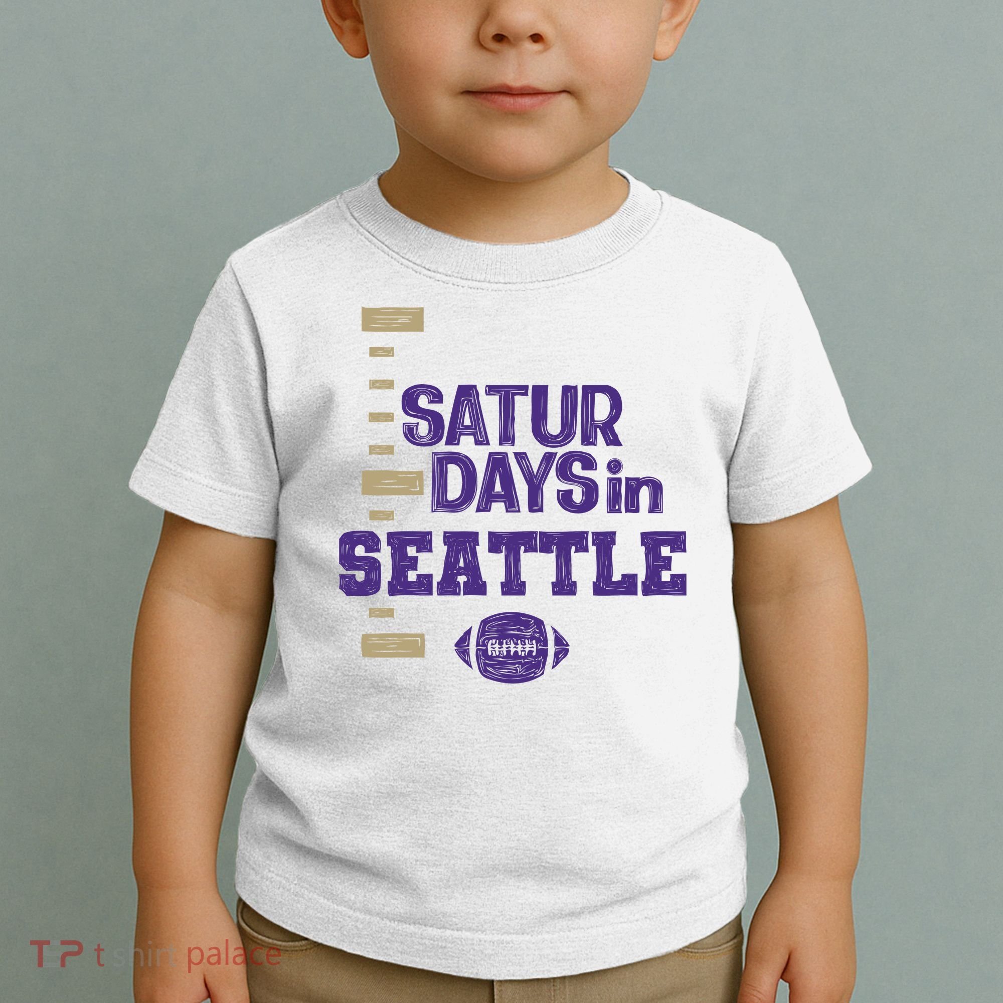 Saturdays In Seattle Football Fan Toddler T-Shirt