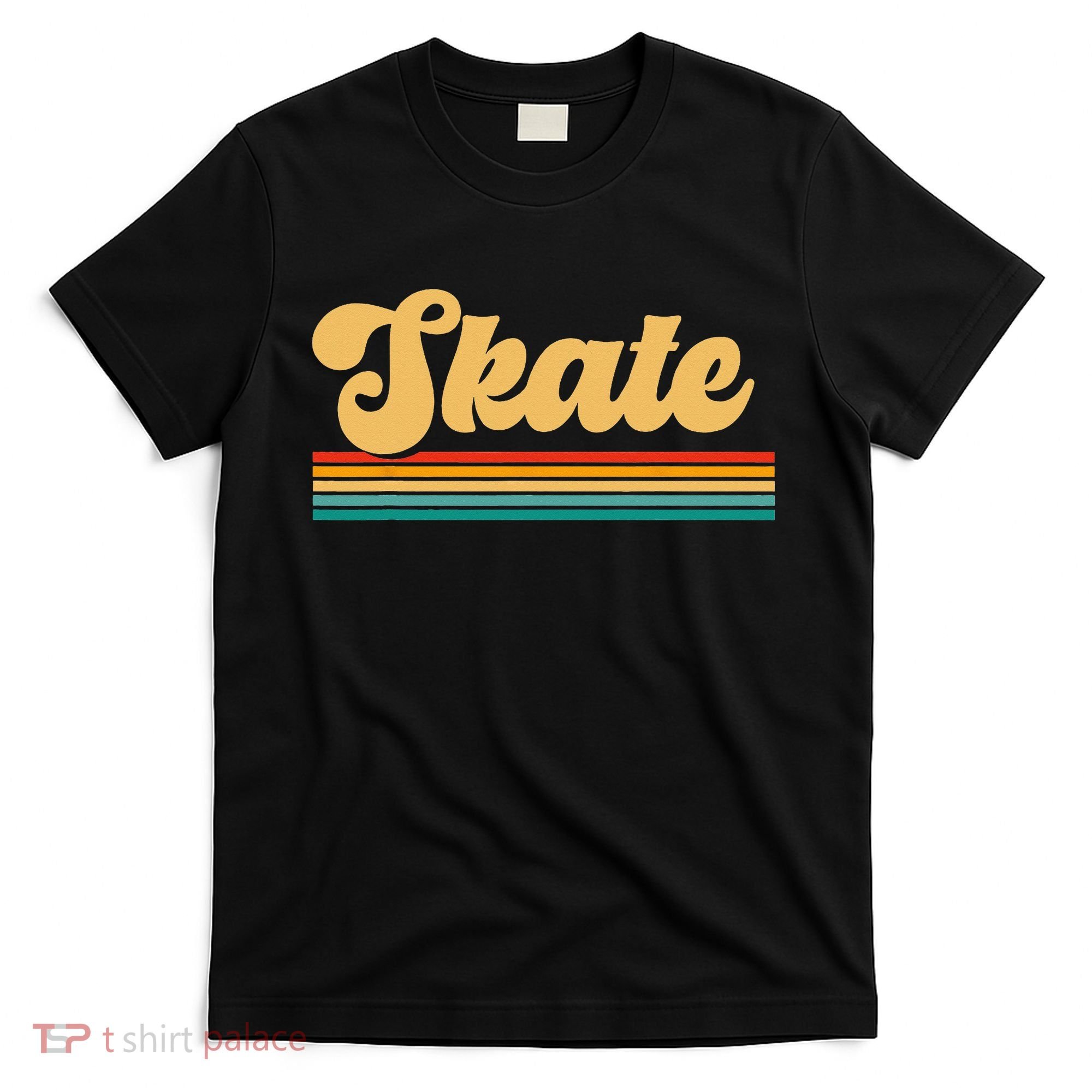 Skateboarder Ice Skating Roller Skate Skateboard T-Shirt