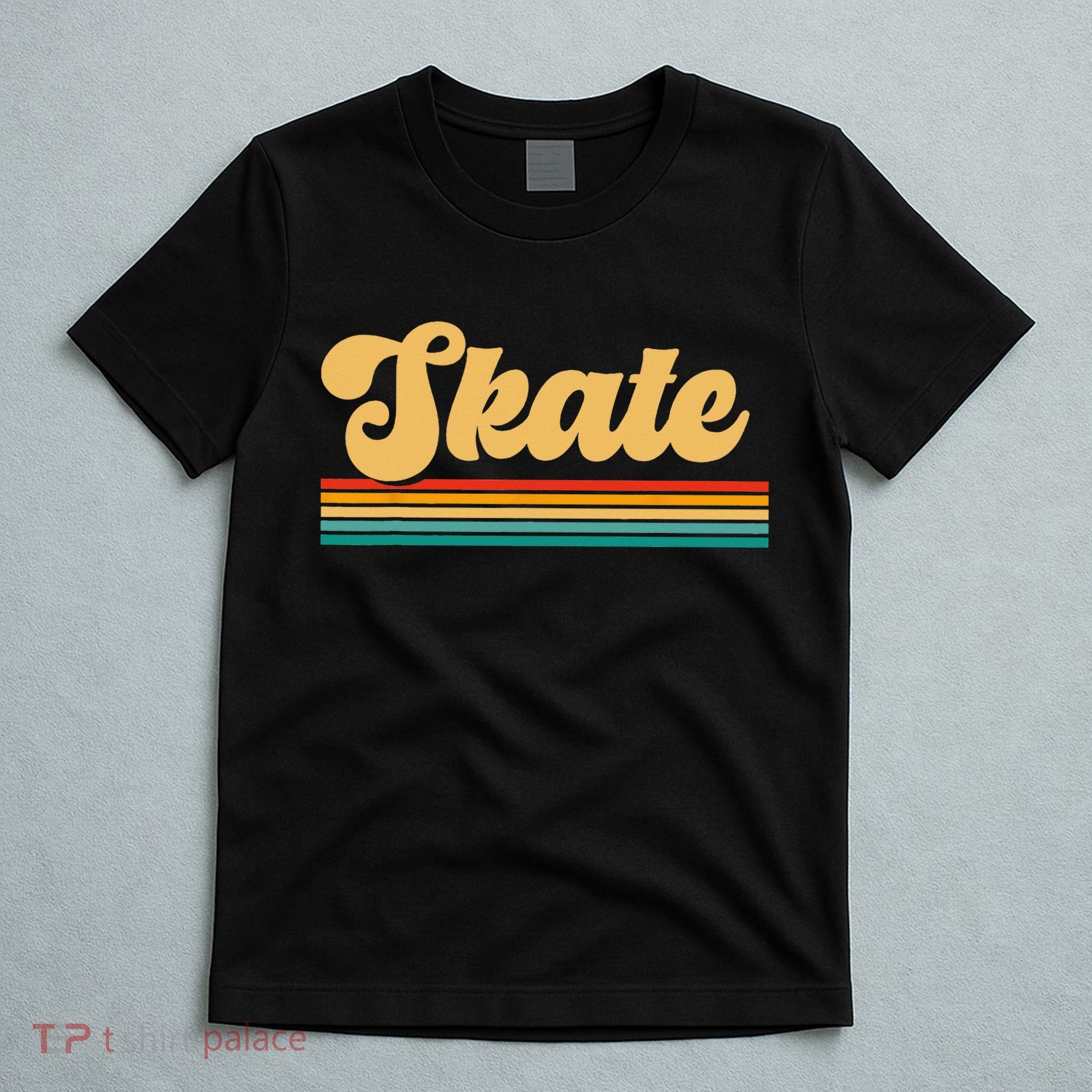 Skateboarder Ice Skating Roller Skate Skateboard T-Shirt