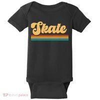 Skateboarder Ice Skating Roller Skate Skateboard Baby Bodysuit thumb 0