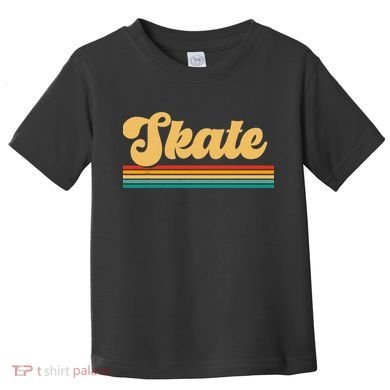 Skateboarder Ice Skating Roller Skate Skateboard Toddler T-Shirt