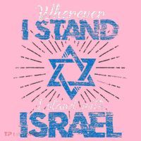 Support Israel Standing Strong Together Coaster thumb 2