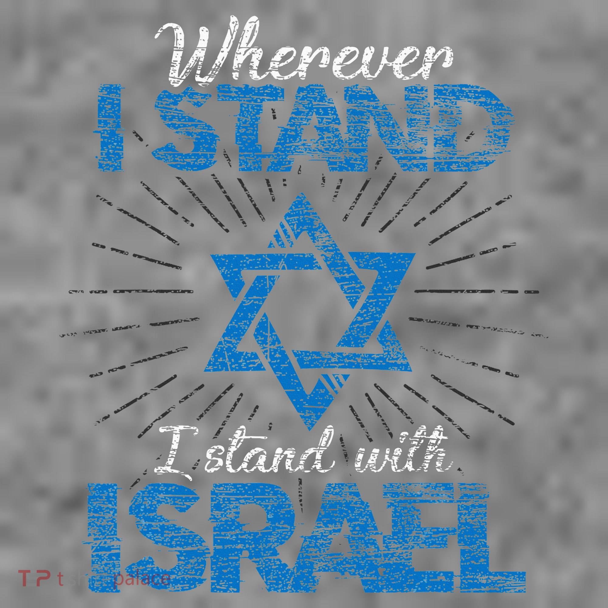 Support Israel Standing Strong Together Toddler Hoodie