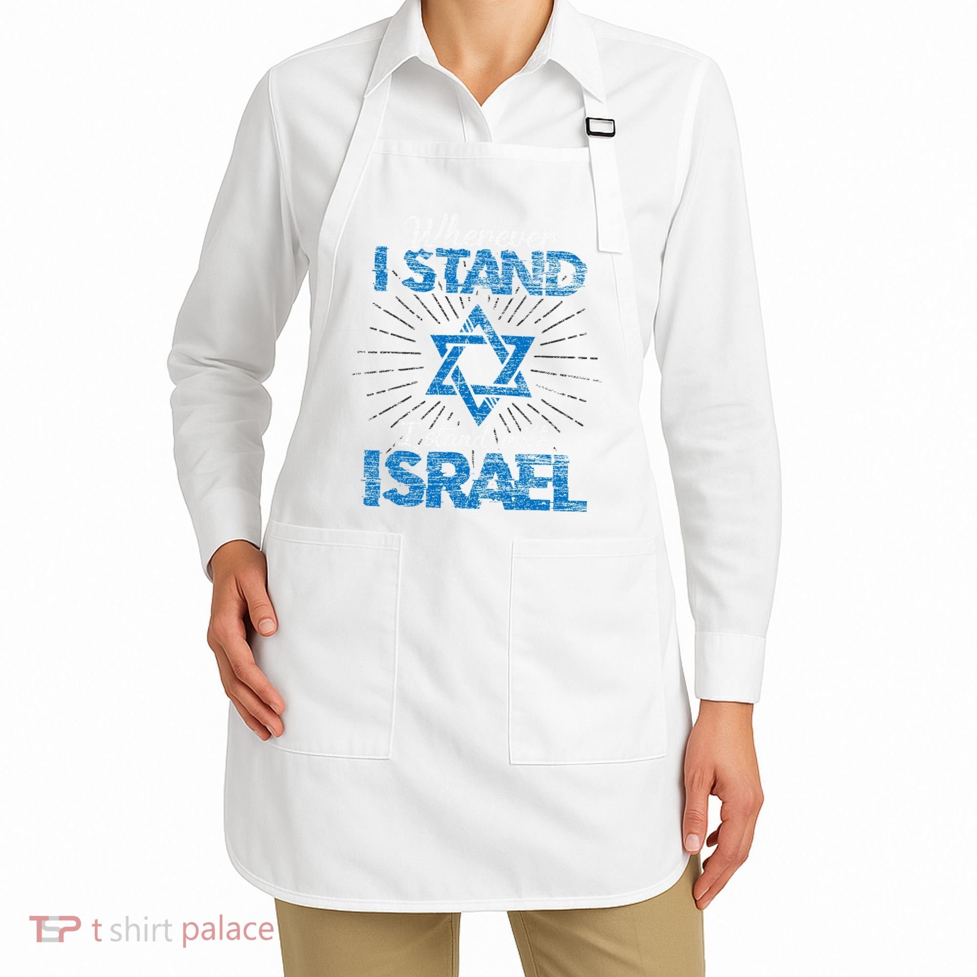 Support Israel Standing Strong Together Apron