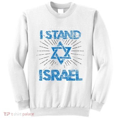Support Israel Standing Strong Together Sweatshirt