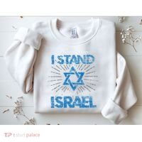 Support Israel Standing Strong Together Sweatshirt thumb 2