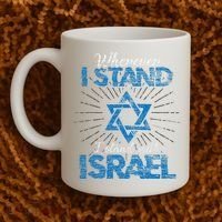 Support Israel Standing Strong Together Coffee Mug thumb 2