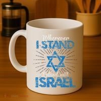 Support Israel Standing Strong Together Coffee Mug thumb 4