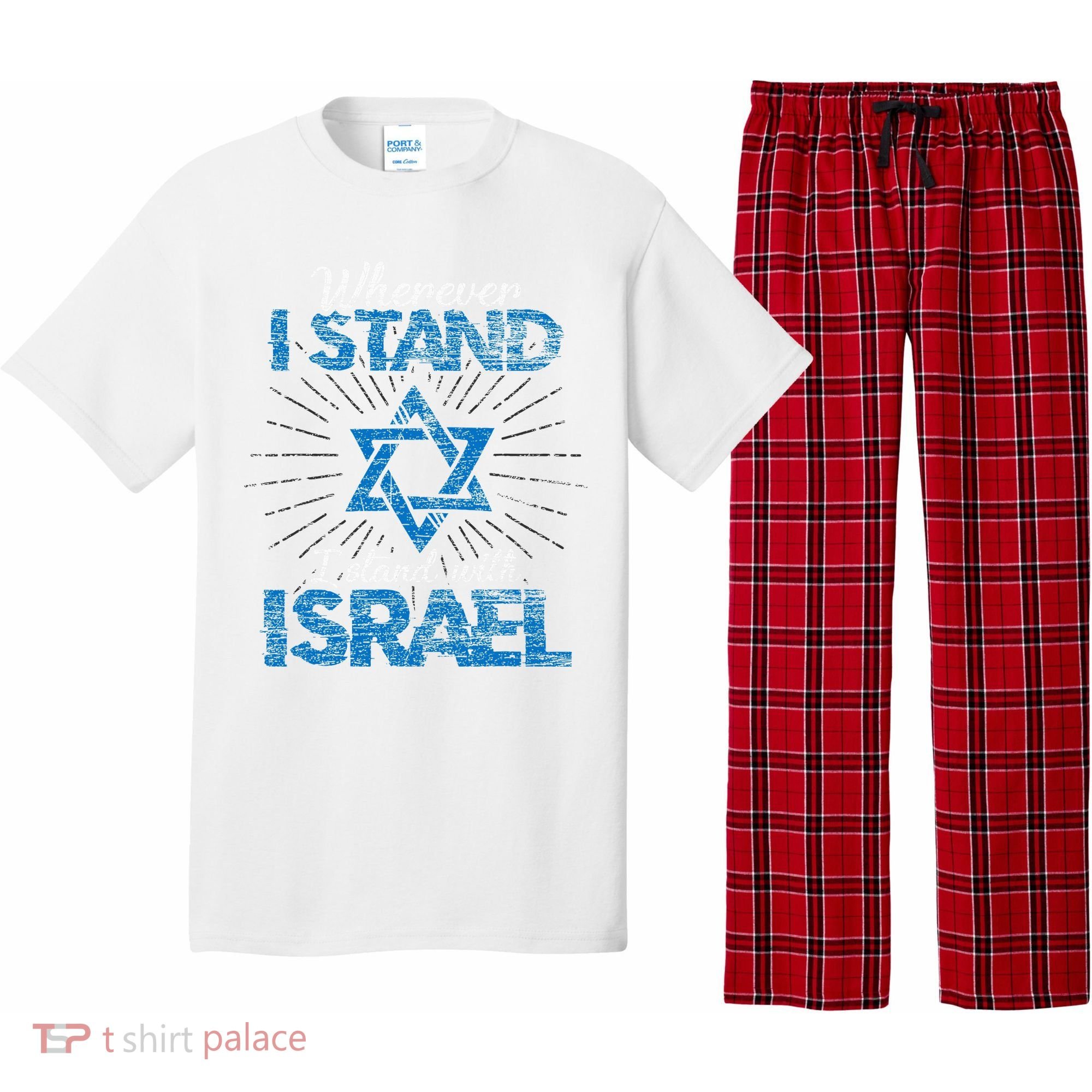 Support Israel Standing Strong Together Pajama Set