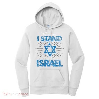Support Israel Standing Strong Together Women's Hoodie