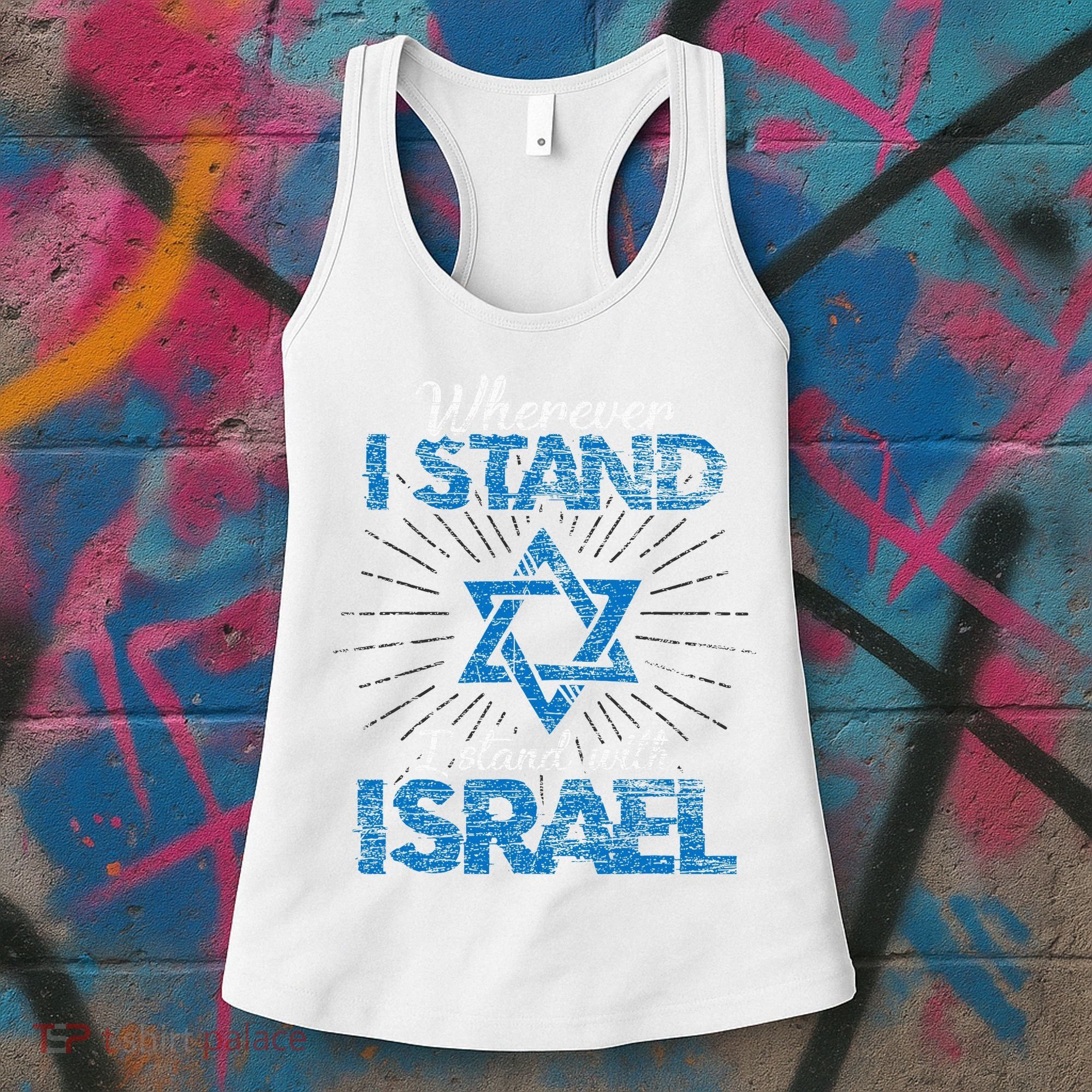 Support Israel Standing Strong Together Women's Tank Top