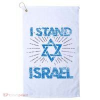 Support Israel Standing Strong Together Golf Towel thumb 0