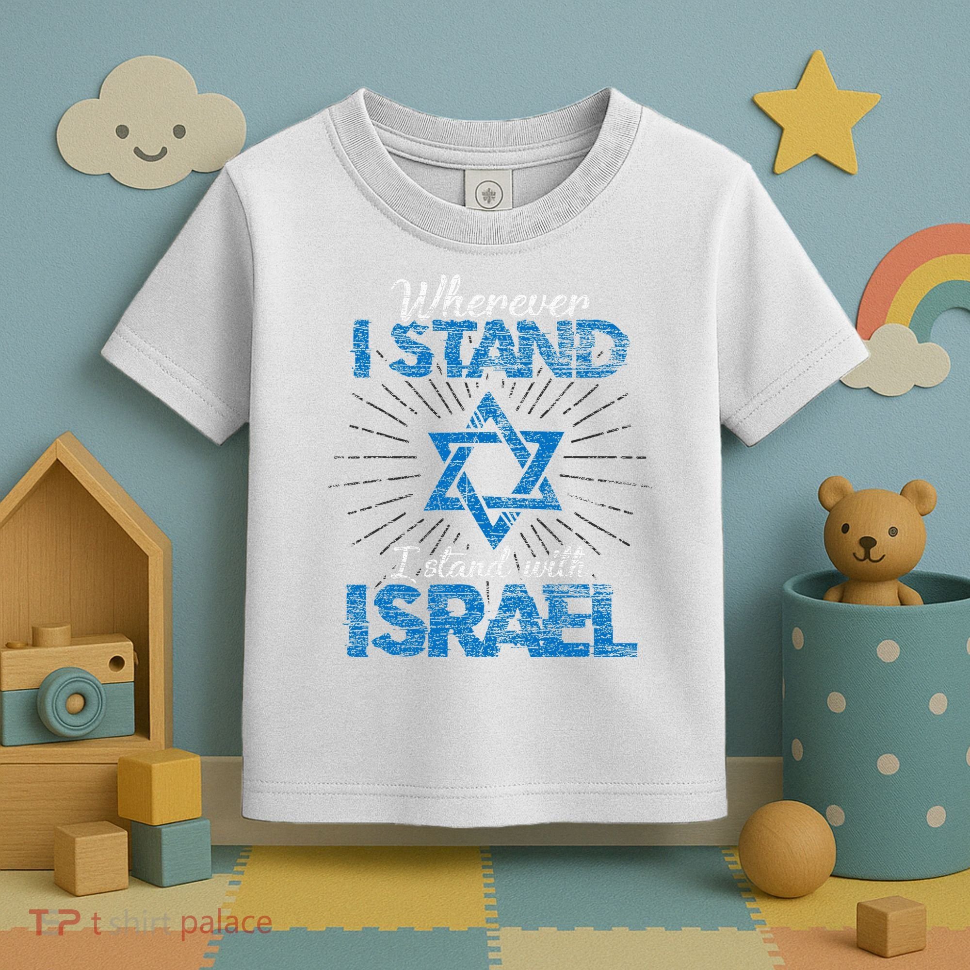 Support Israel Standing Strong Together Toddler T-Shirt