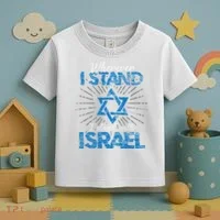 Support Israel Standing Strong Together Toddler T-Shirt thumb 3