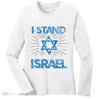 Support Israel Standing Strong Together Women's Long Sleeve Shirt thumb 0
