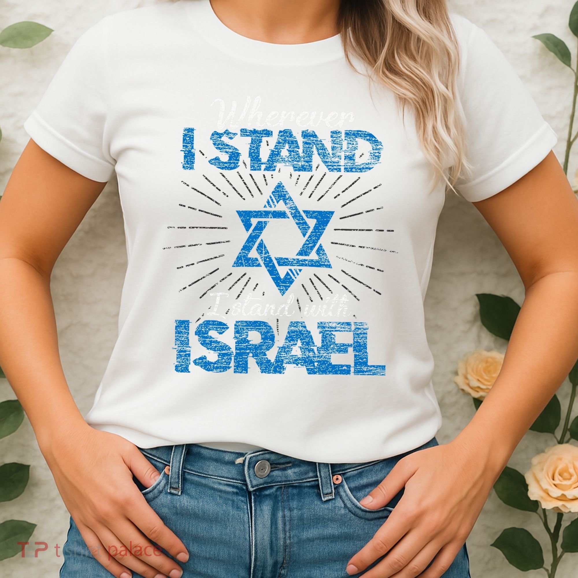 Support Israel Standing Strong Together Women's T-Shirt