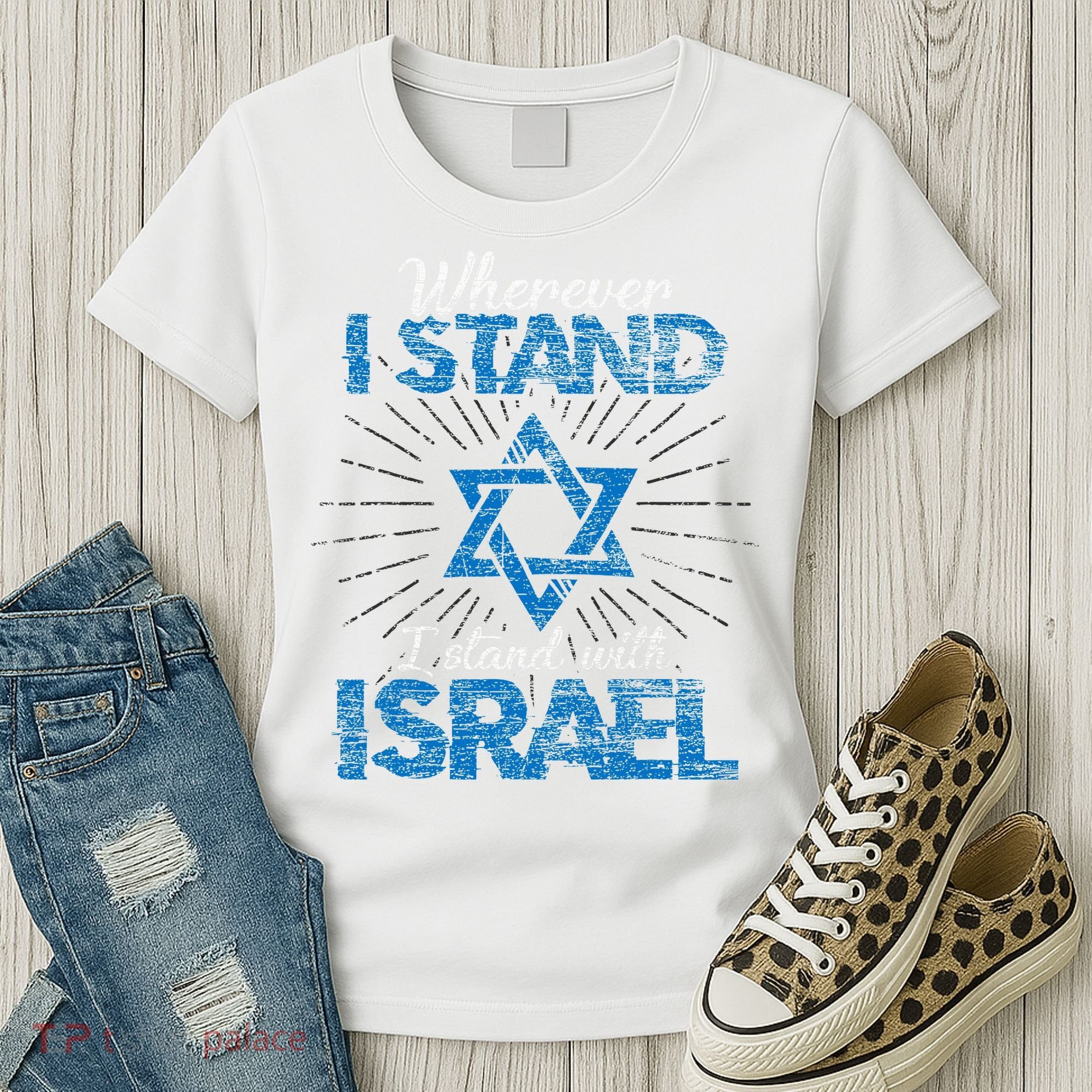 Support Israel Standing Strong Together Women's T-Shirt