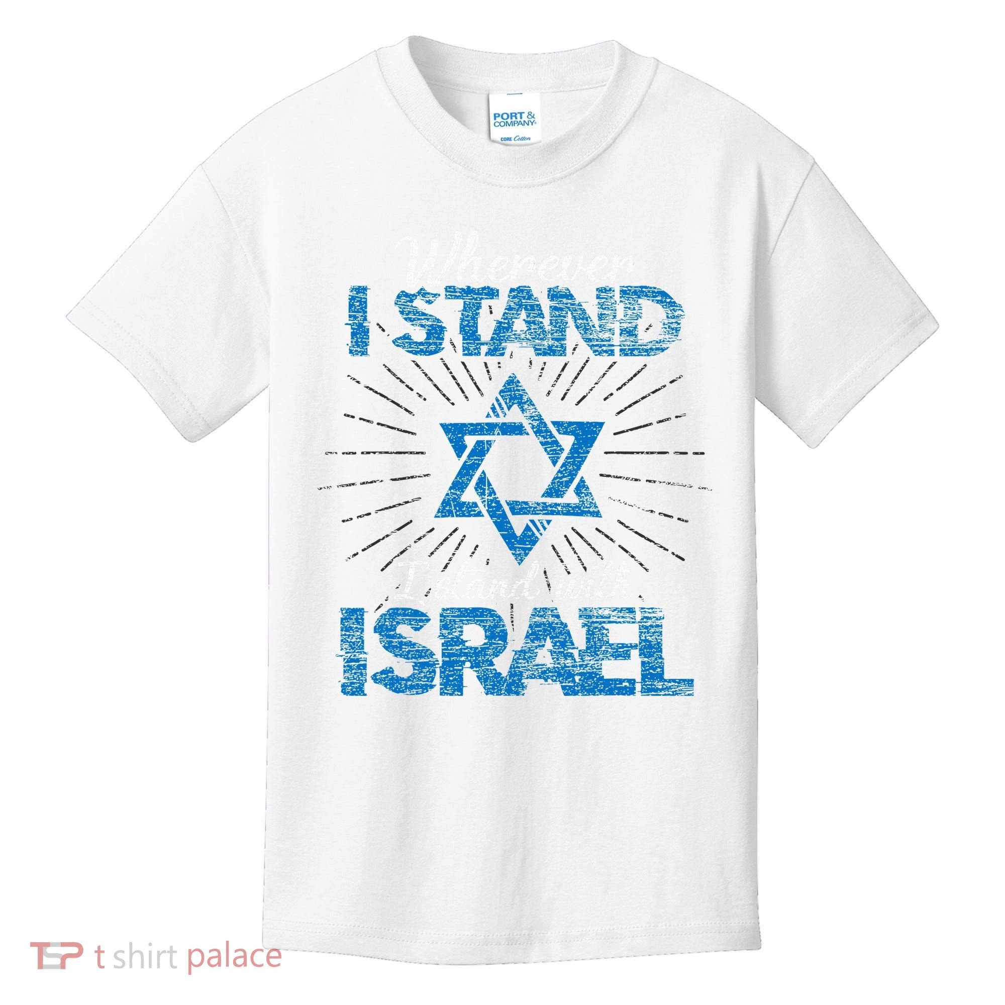 Support Israel Standing Strong Together Kids T-Shirt
