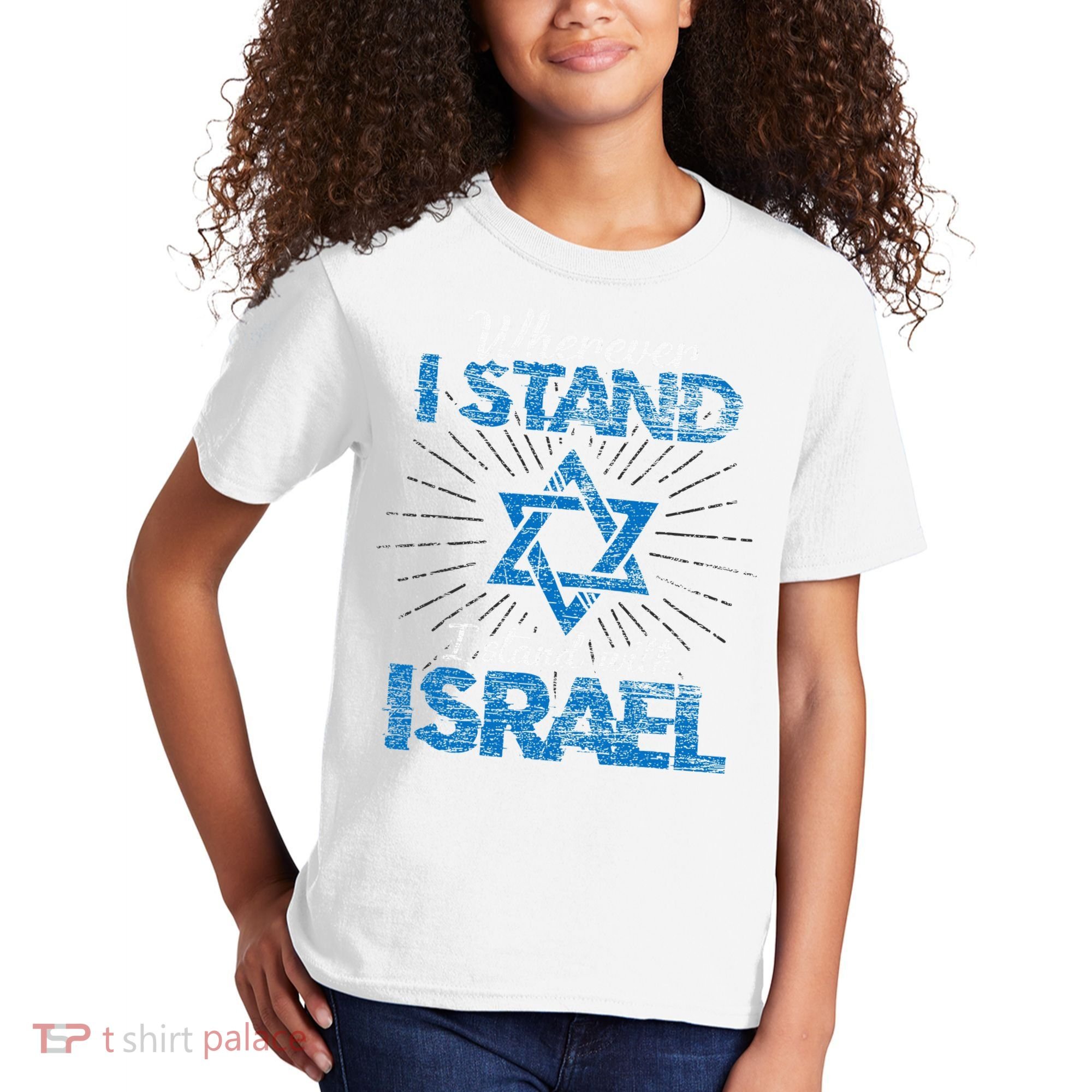 Support Israel Standing Strong Together Kids T-Shirt