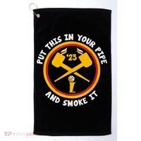 Smoke It Sweet Life Old Tortuga Trading Co. Golf Towel thumb 0