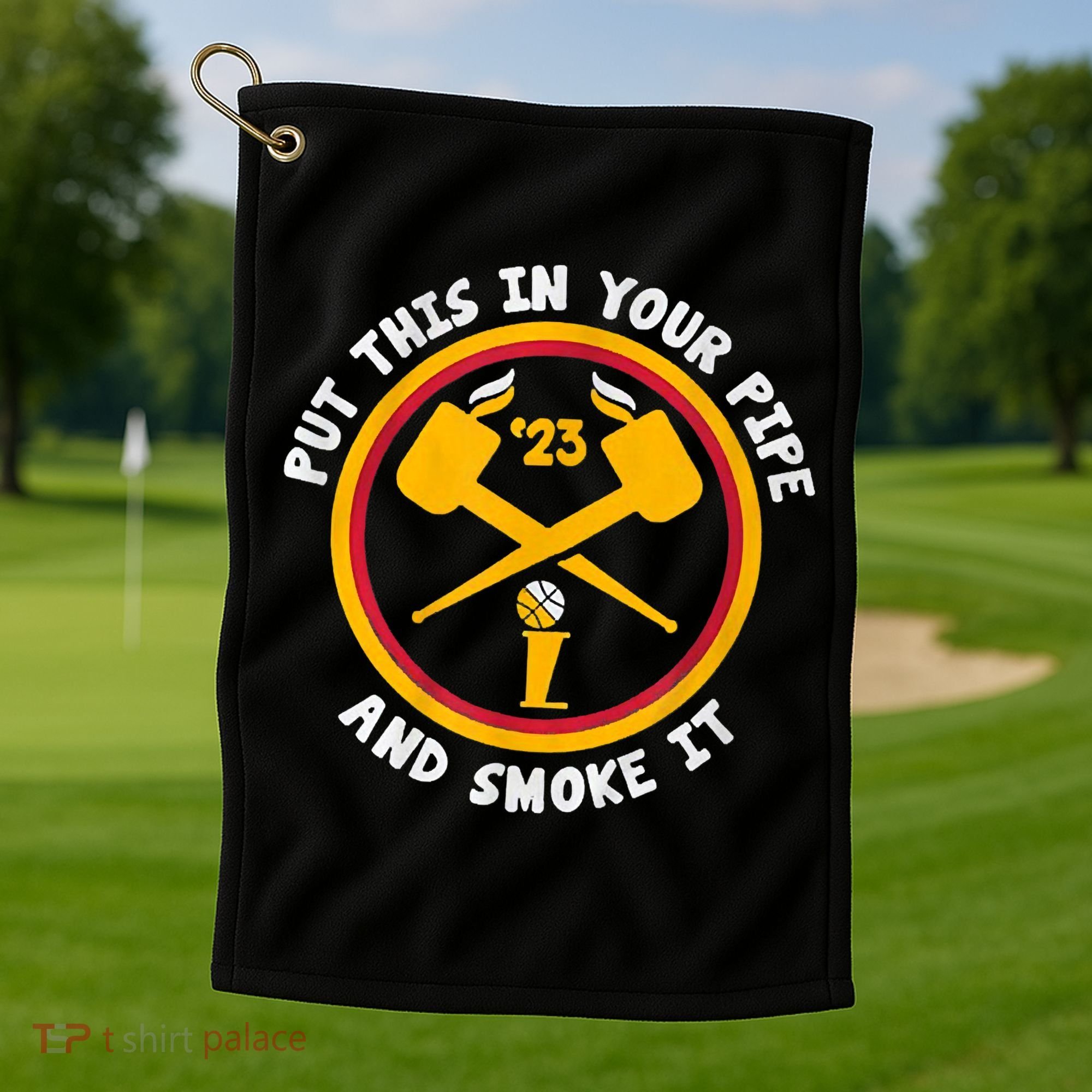 Smoke It Sweet Life Old Tortuga Trading Co. Golf Towel