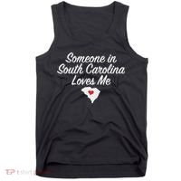 Someone In South Carolina Loves Me Precious Gift Tank Top thumb 0