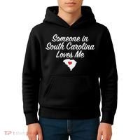 Someone In South Carolina Loves Me Precious Gift Kids Hoodie thumb 4