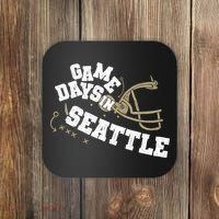 Saturdays In Seattle Football Fan Coaster thumb 0