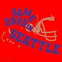 Saturdays In Seattle Football Fan Santa Hat thumb 1