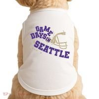 Saturdays In Seattle Football Fan Doggie Tank thumb 0