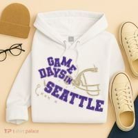 Saturdays In Seattle Football Fan Hoodie thumb 4