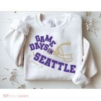 Saturdays In Seattle Football Fan Sweatshirt thumb 2