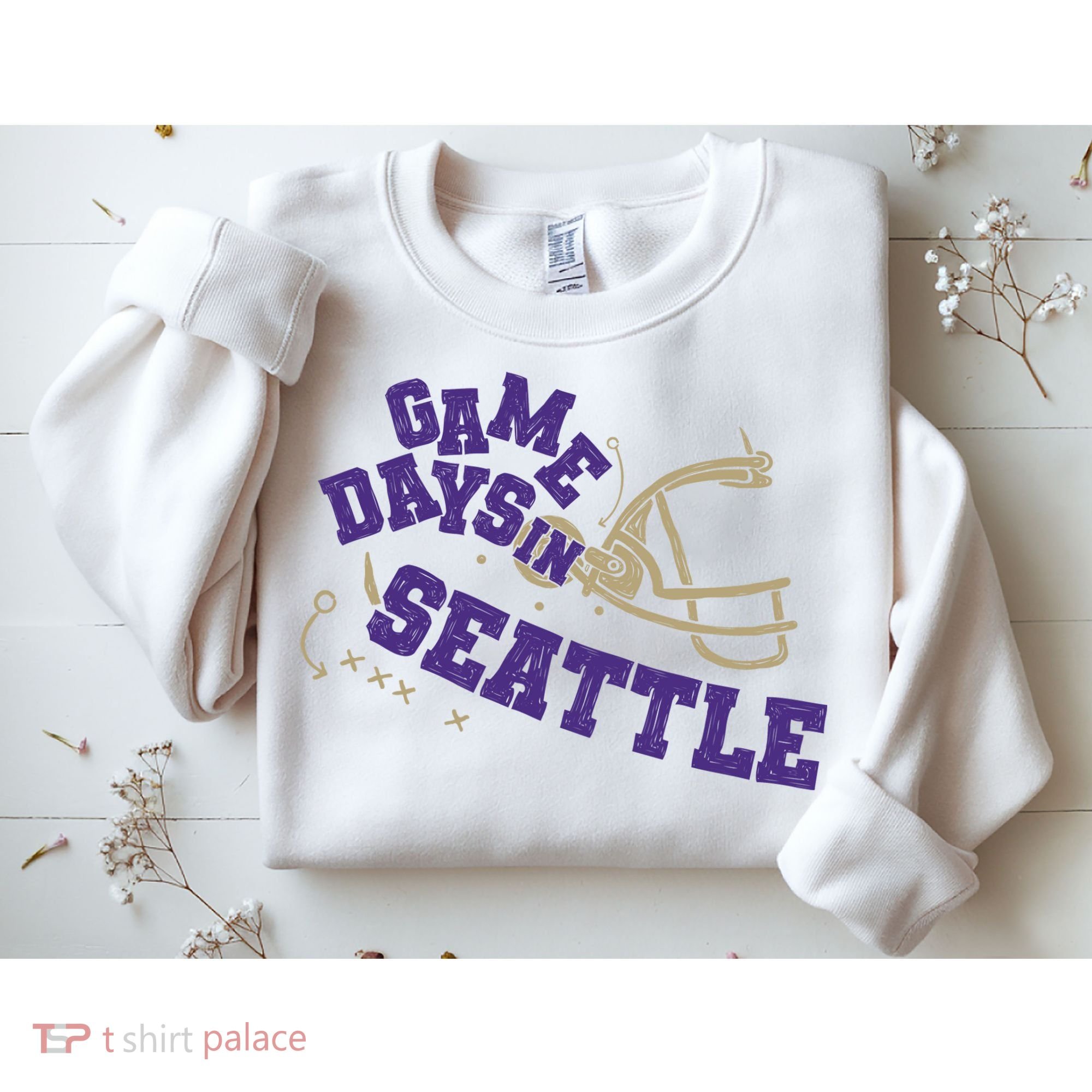 Saturdays In Seattle Football Fan Sweatshirt