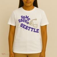 Saturdays In Seattle Football Fan T-Shirt thumb 4
