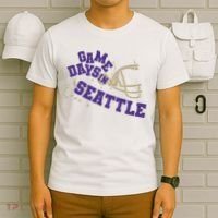 Saturdays In Seattle Football Fan T-Shirt thumb 6