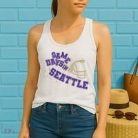 Saturdays In Seattle Football Fan Women's Tank Top thumb 2